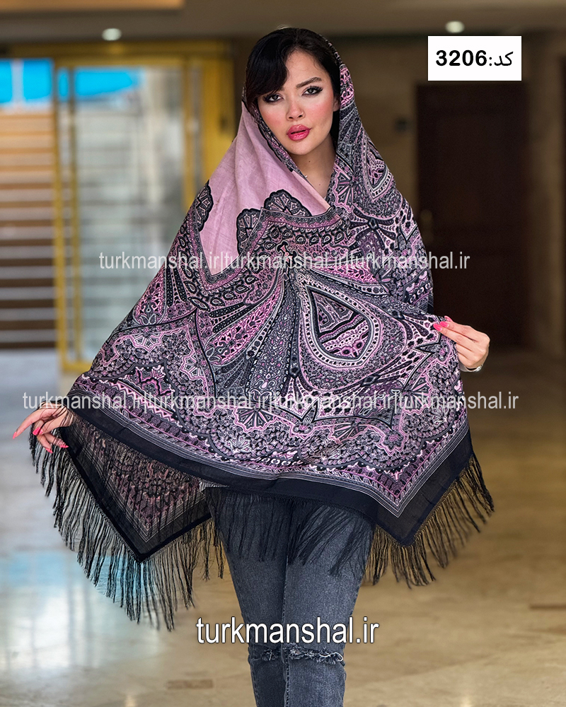 روسری ترکمنی طرح ایتالیایی