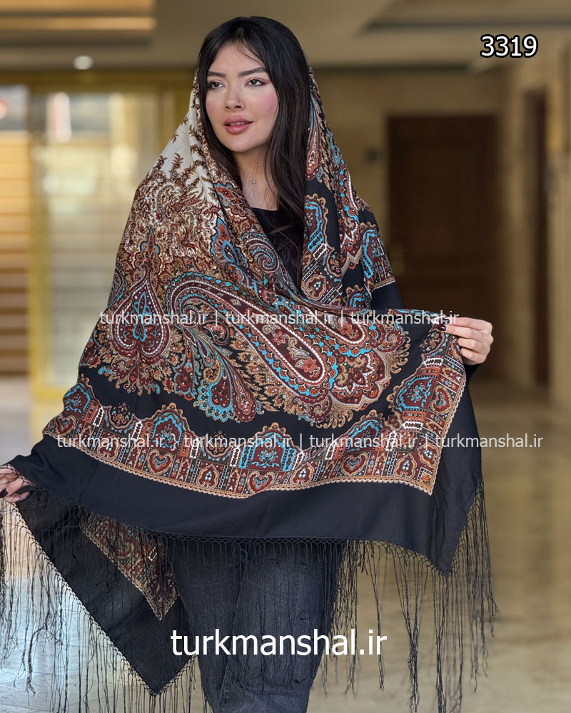 روسری سنتی نخ ترک