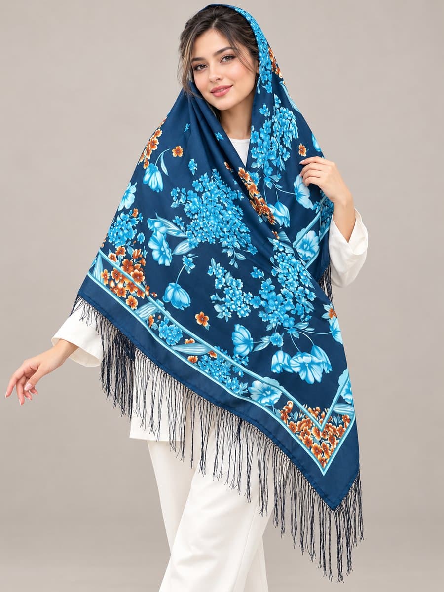 روسری سنتی نخ ترک