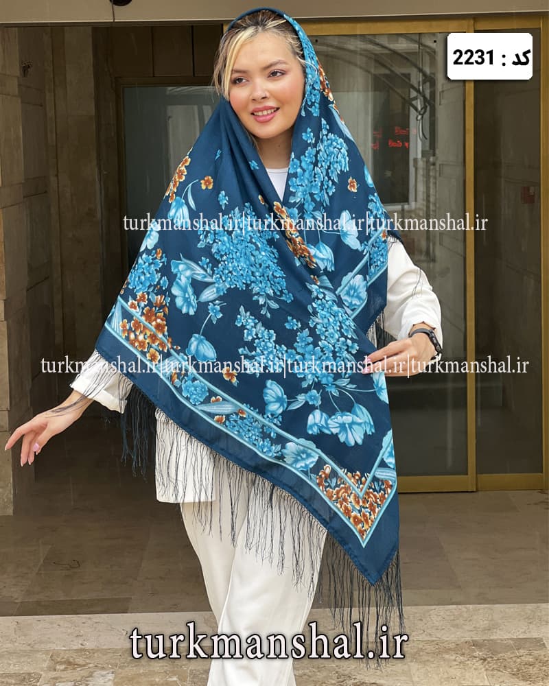 روسری سنتی نخ ترک
