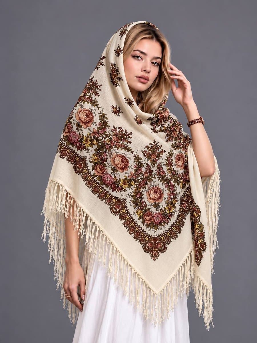 چارقد پشمی اصل ترکمن