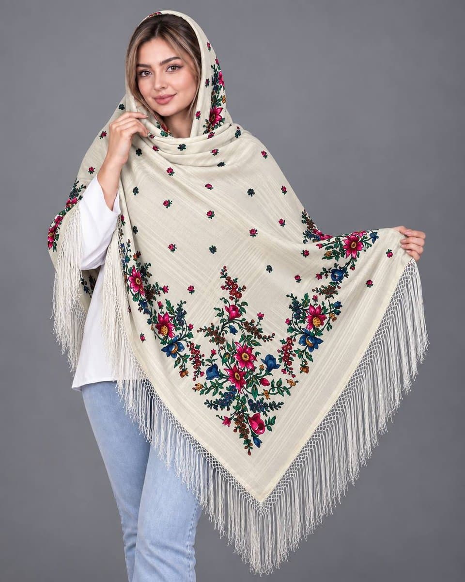 چارقد پشمی اصل ترکمن