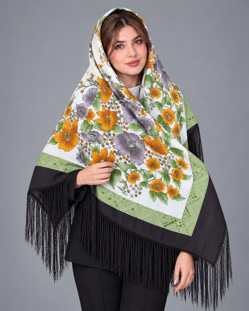 روسری سنتی نخ ترک
