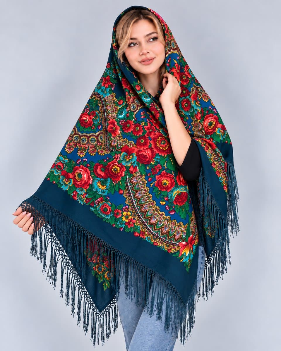 چارقد زیبای پشمی