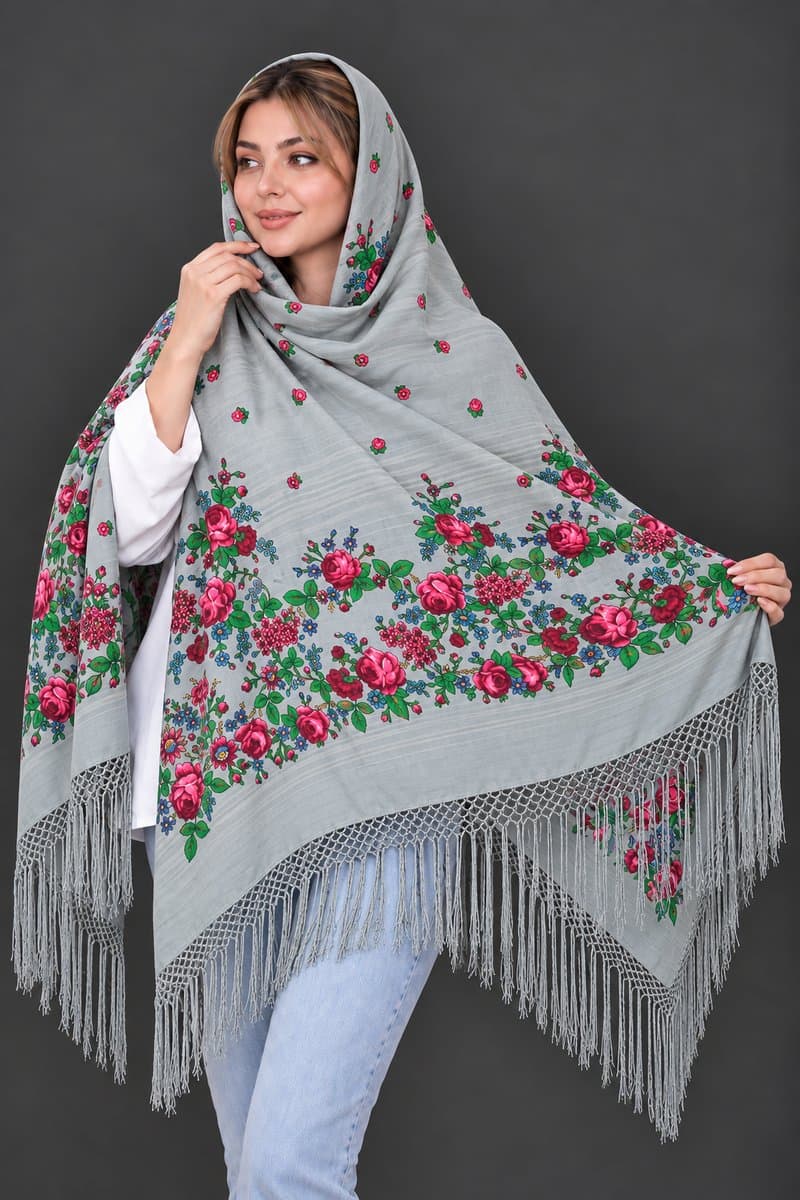 چارقد پشمی زیبا