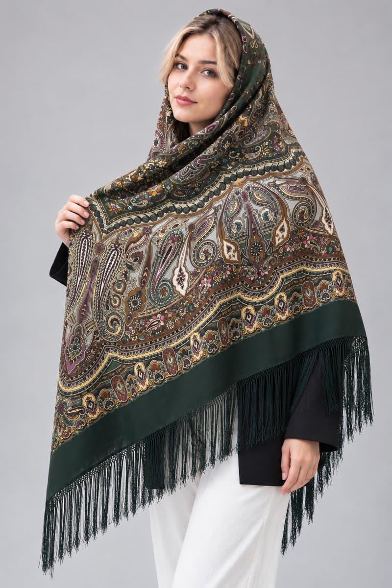 چارقد پشمی زیبا