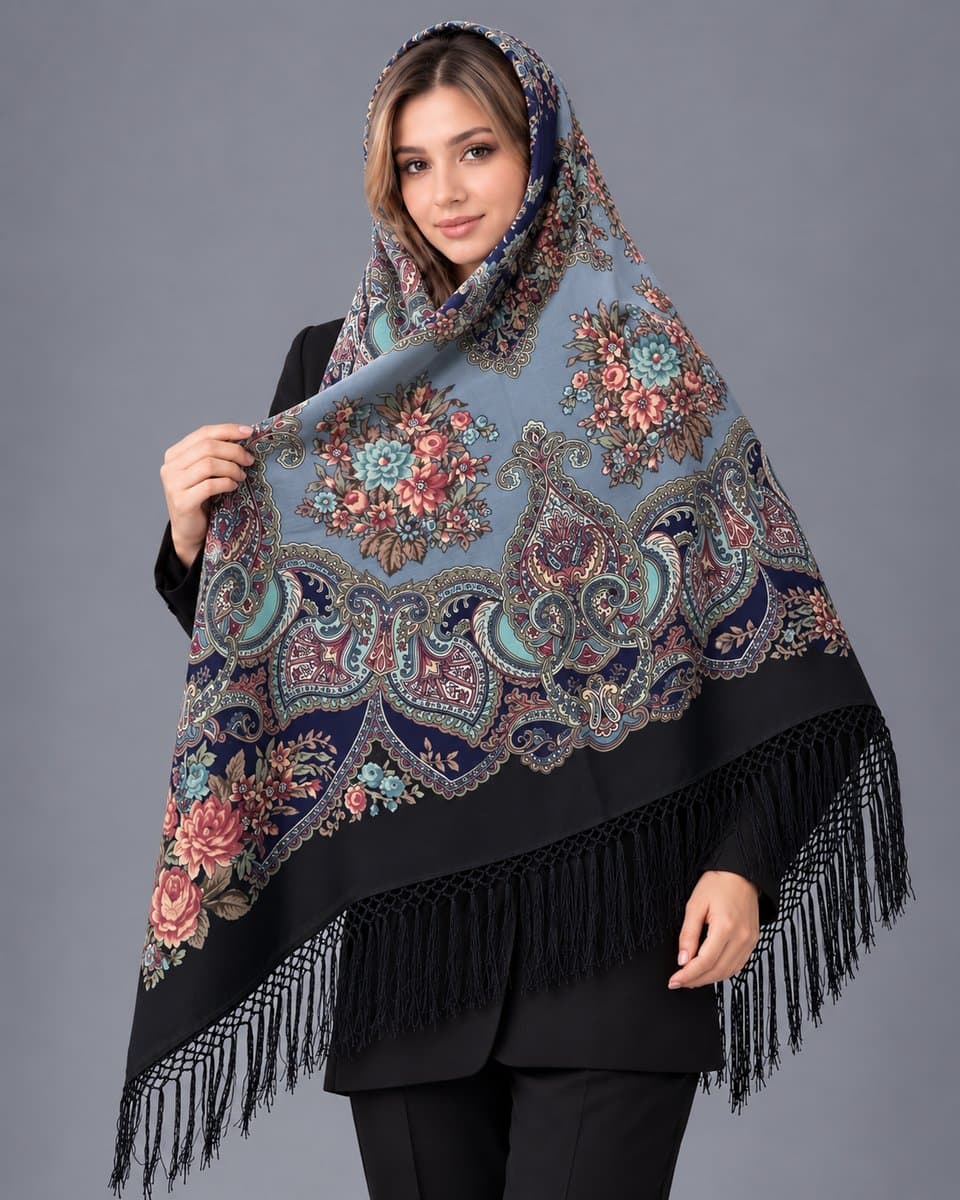 چارقد پشمی زیبا