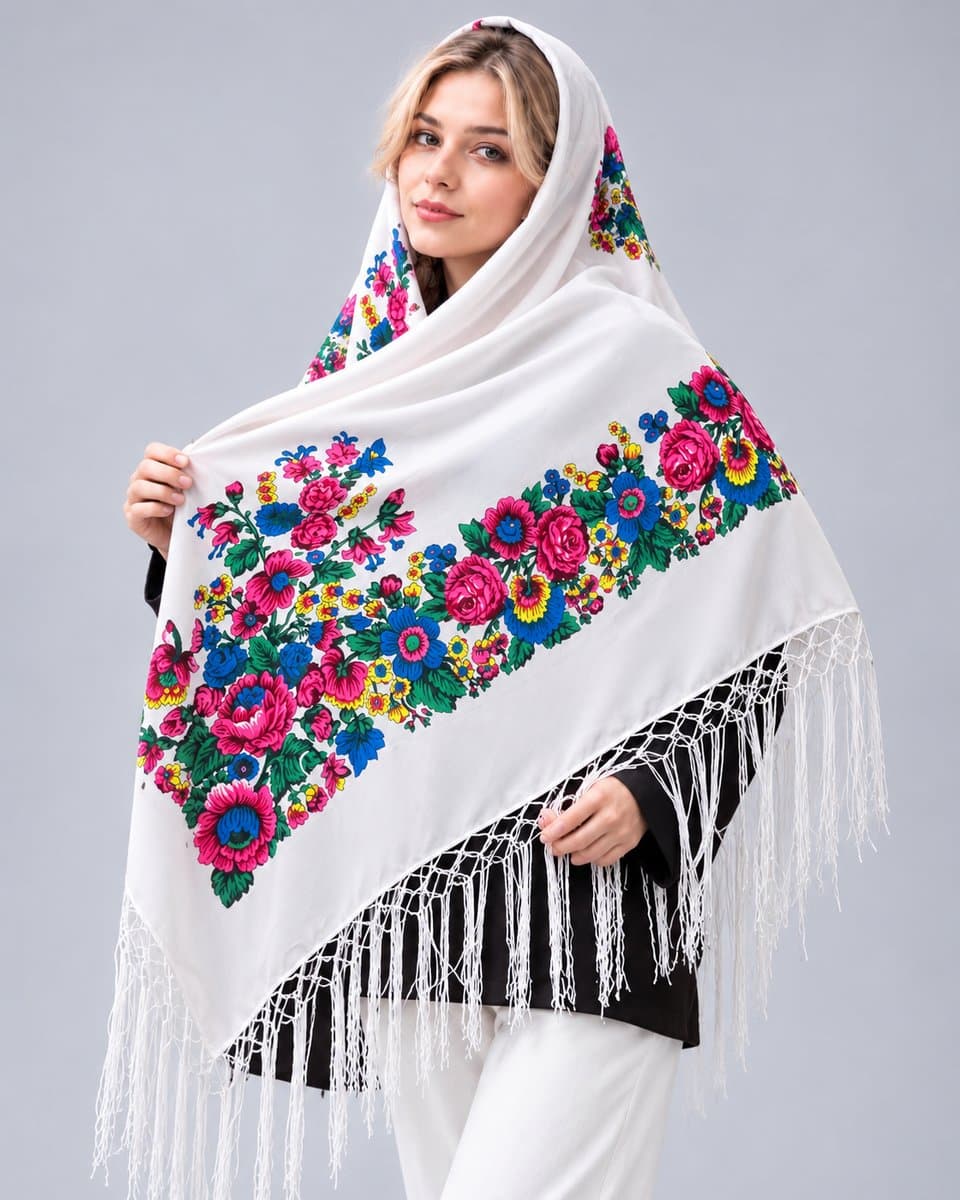روسری سنتی نخ ترک